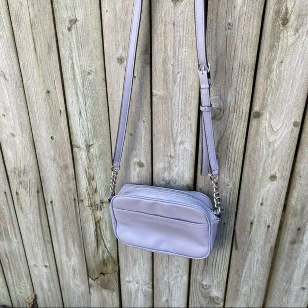 Karl Lagerfeld Paris Kris Bow leather Crossbody Bag Dusty lavender - Picture 5 of 11